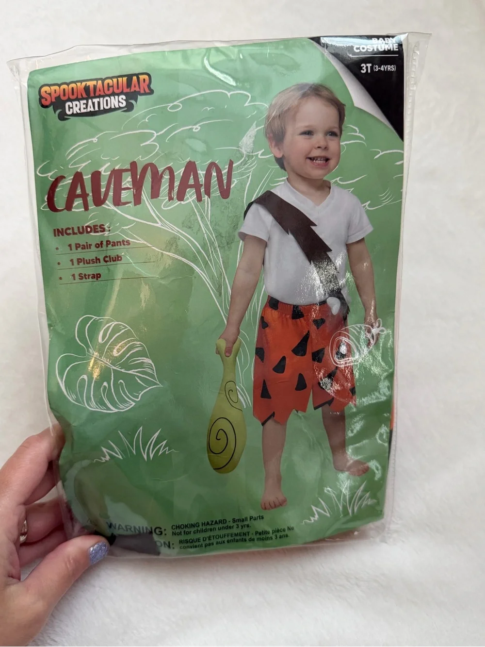 Toddler Flinstone Bam Bam Halloween costume
